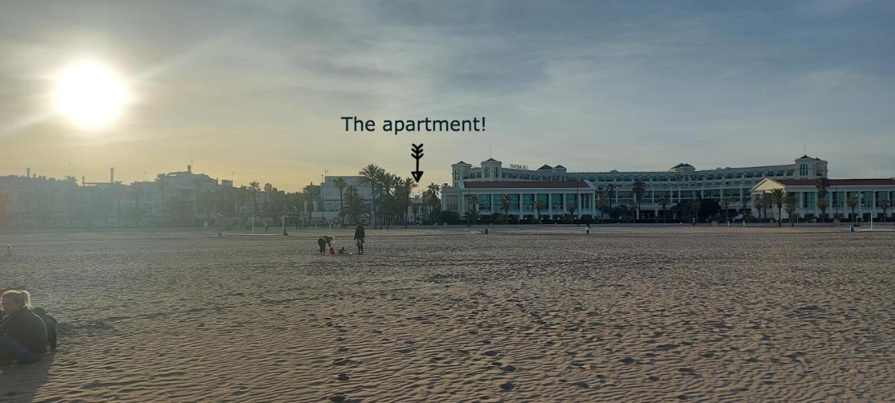 Apartamento Playa Valencia Beach Eksteriør billede